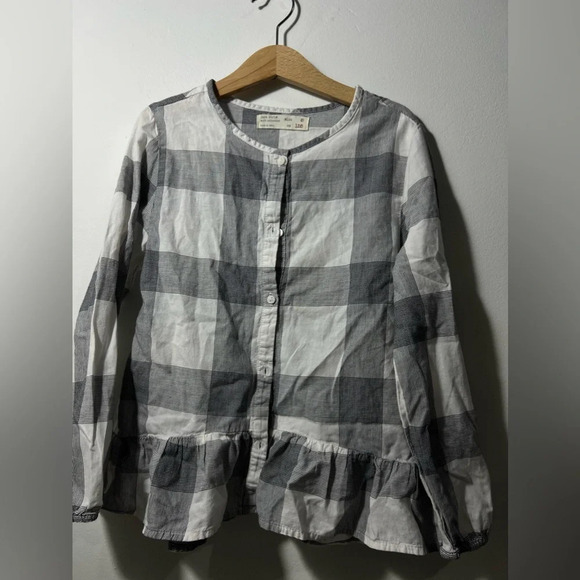 Zara Other - Zara girls plaid Top Size 8
